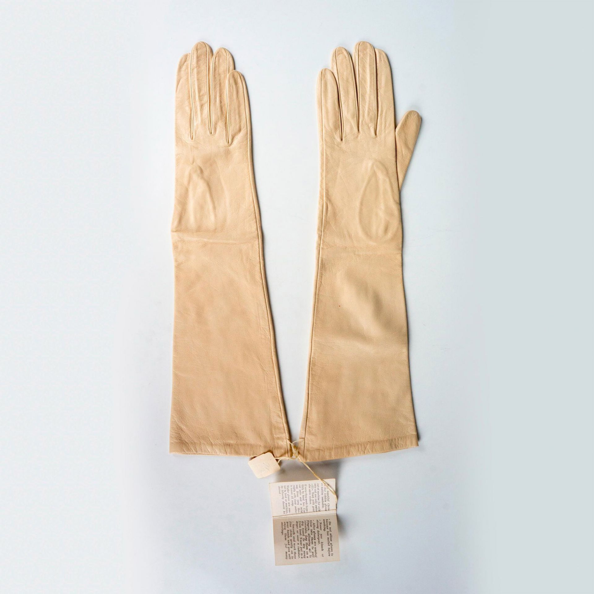 Vintage Christian Dior Kidskin Long Gloves - Image 2 of 3