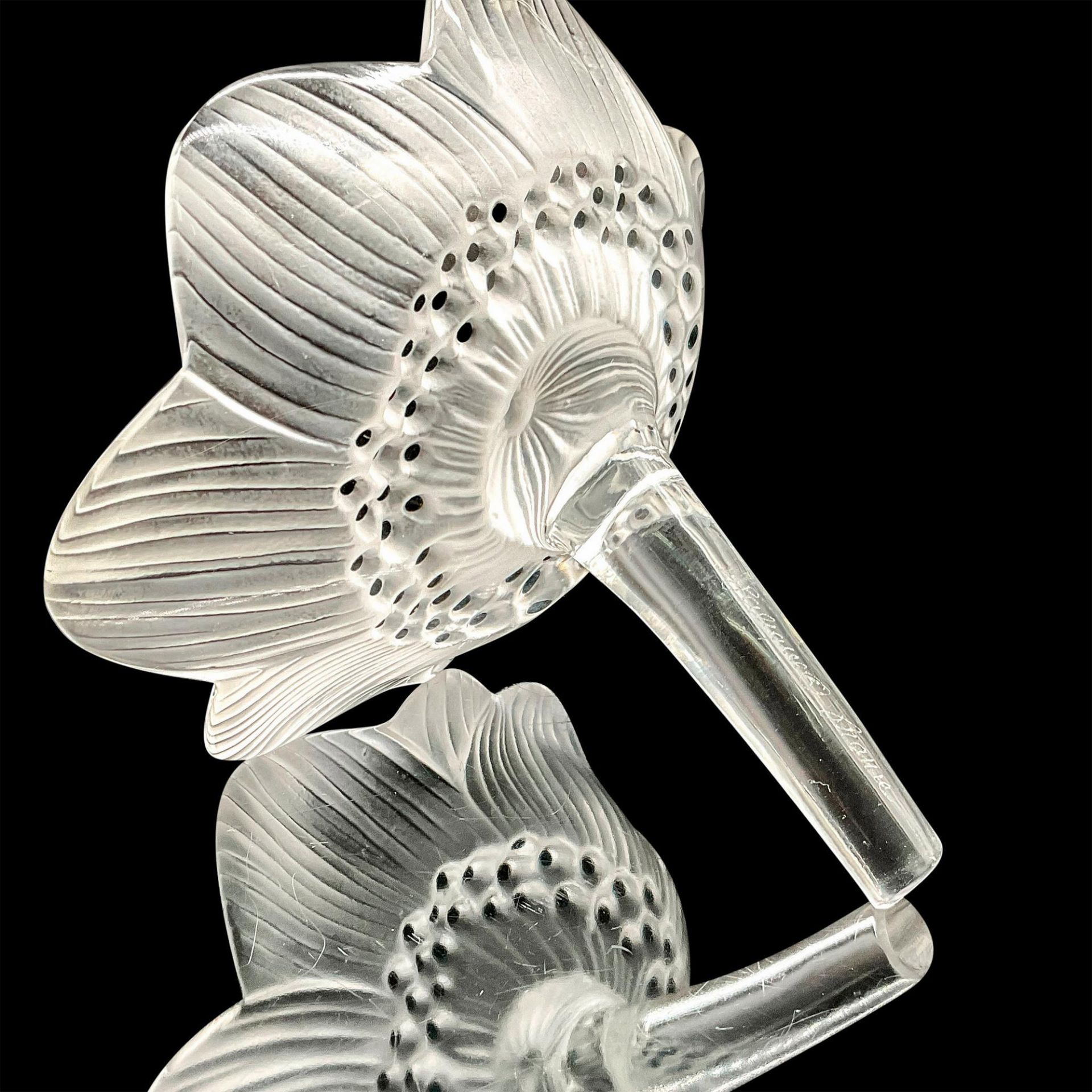 Lalique Crystal Anemone Flower - Image 3 of 3