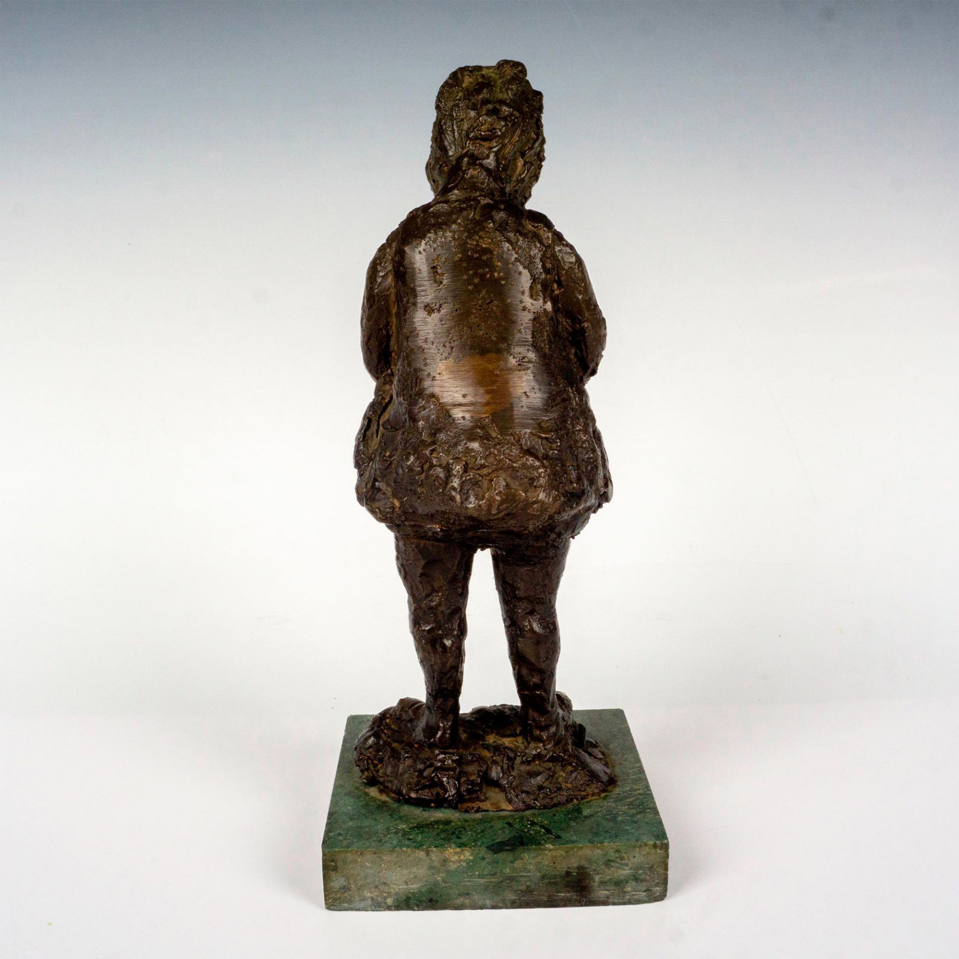 Bronze Sculpture Of A Little Girl Holding A Doll - Image 2 of 3