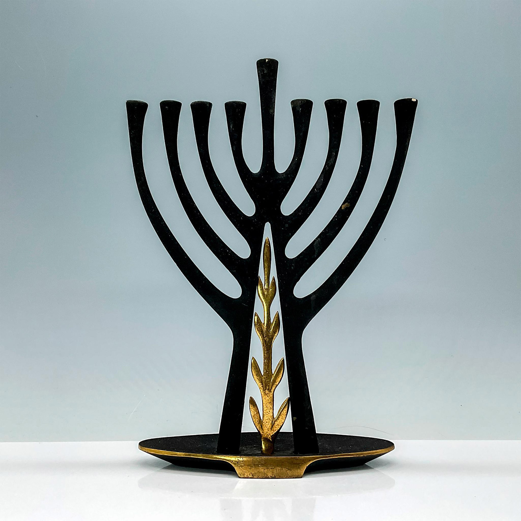 Pal-Bell Brass Hanukkah Menorah - Image 2 of 3