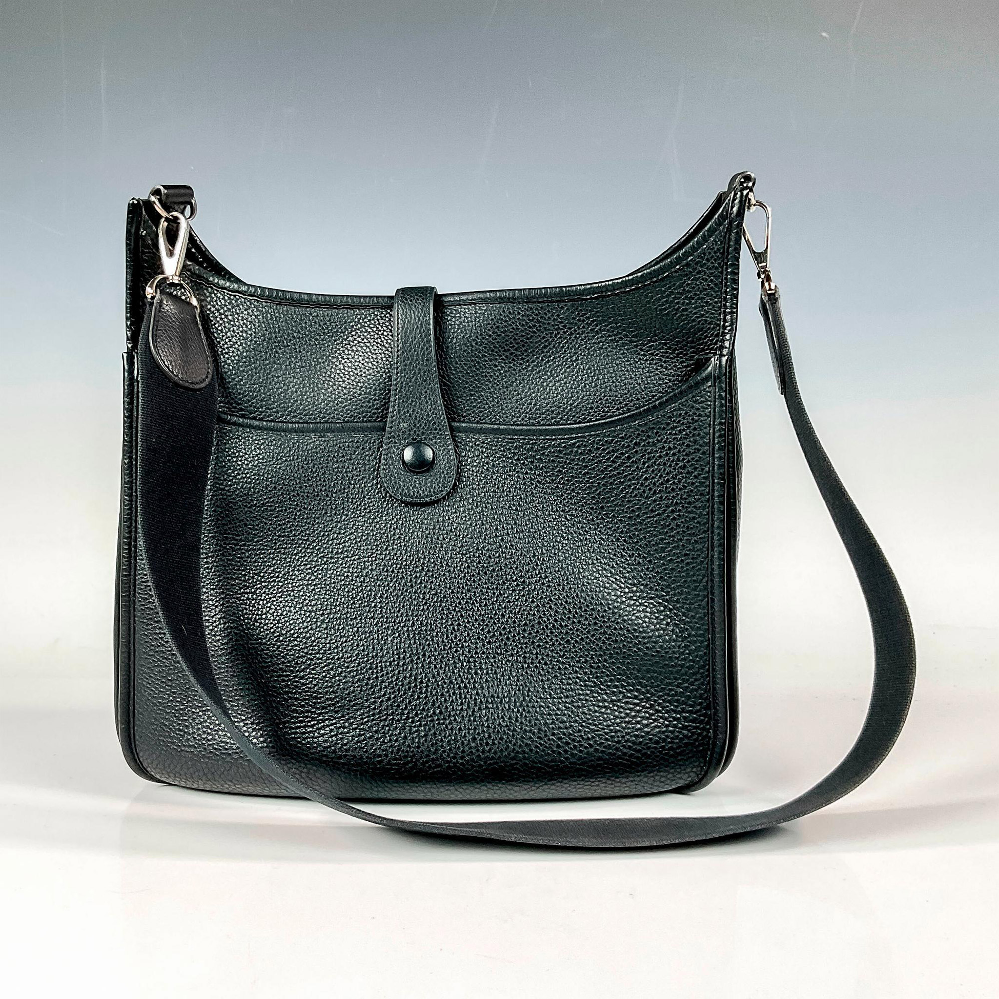 Hermes Clemence Leather Evelyne Bag - Image 3 of 9