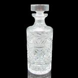 Waterford Crystal Decanter and Stopper, Laurel Criss Cross