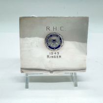 John Frick Rockaway Hunting Club Sterling Silver Box