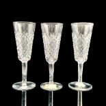 3pc Waterford Crystal Alana Champagne Flutes