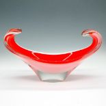 Flygsfors Mid-Century Modern Coquille Glass Bowl