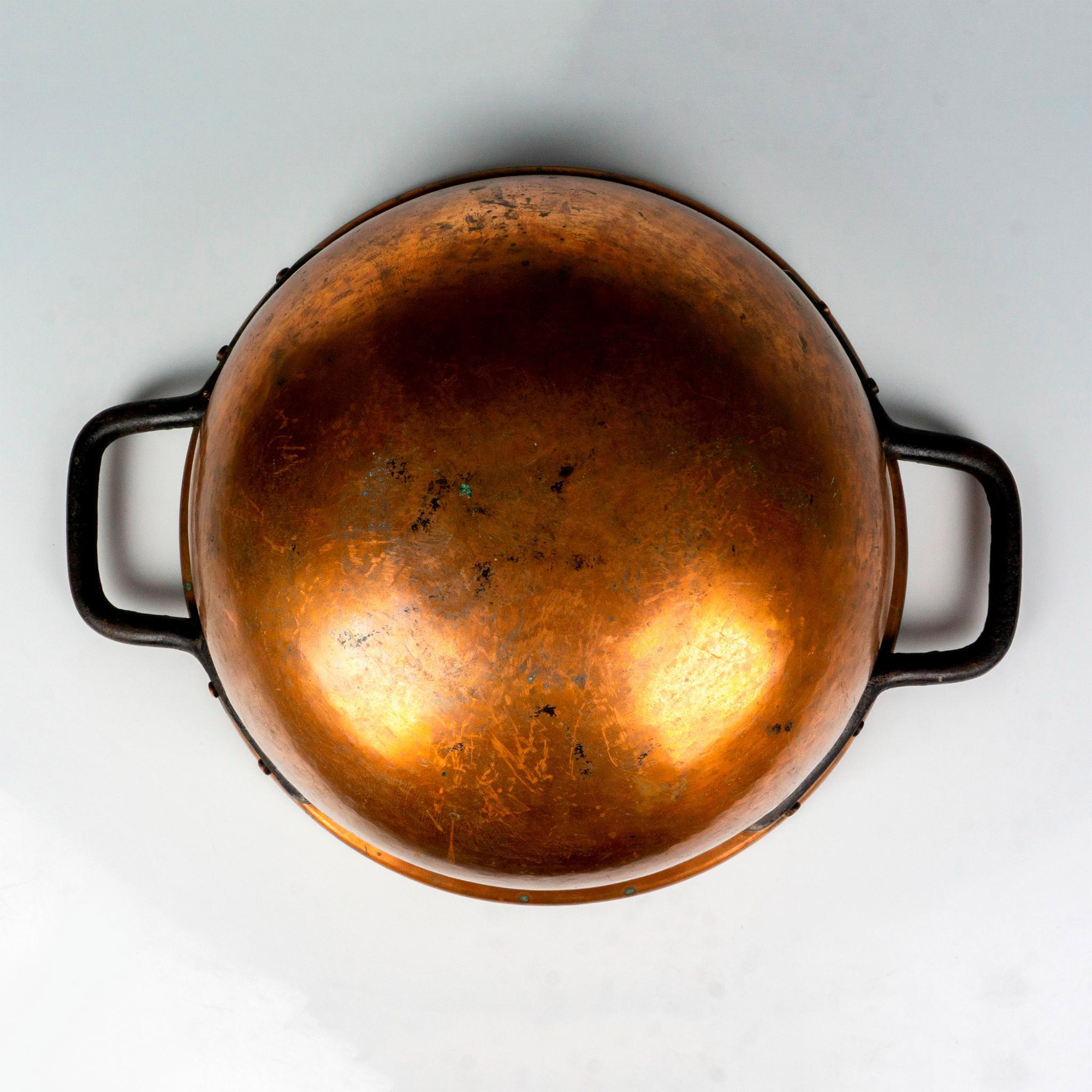 Antique Henry C. Schranck Large Copper Mixing Bowl - Image 3 of 5