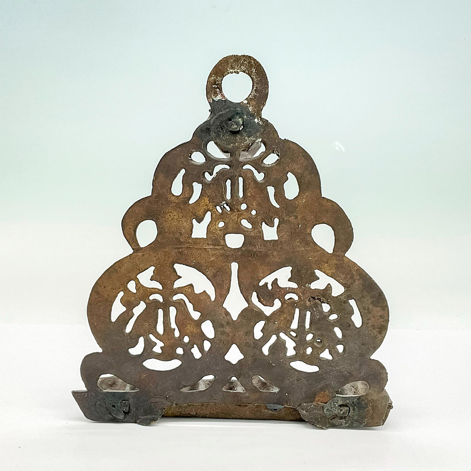 Vintage Bronze Menorah Oil Lamp - Image 2 of 3