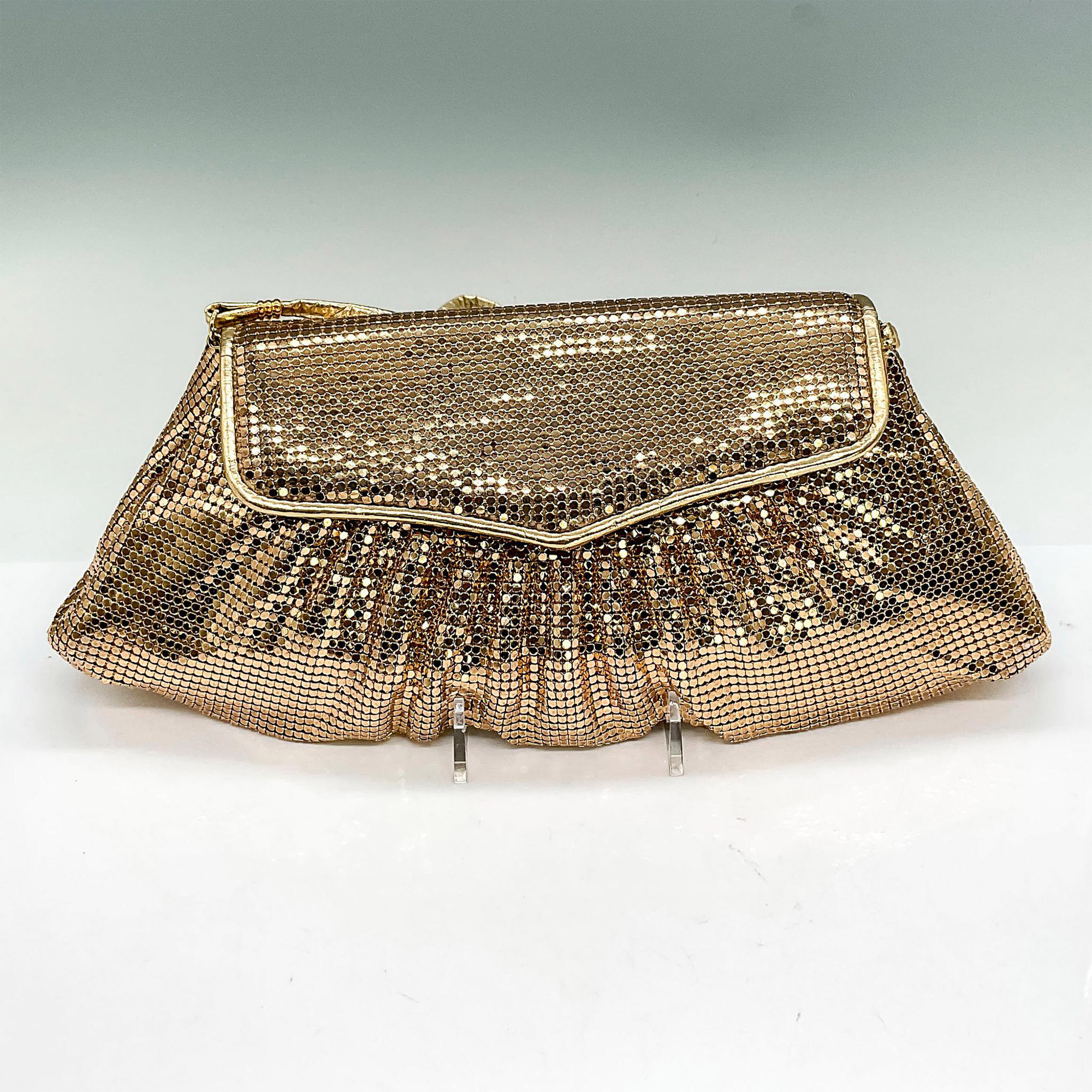 3pc Vintage Whiting and Davis Metal Mesh Handbags - Image 8 of 10