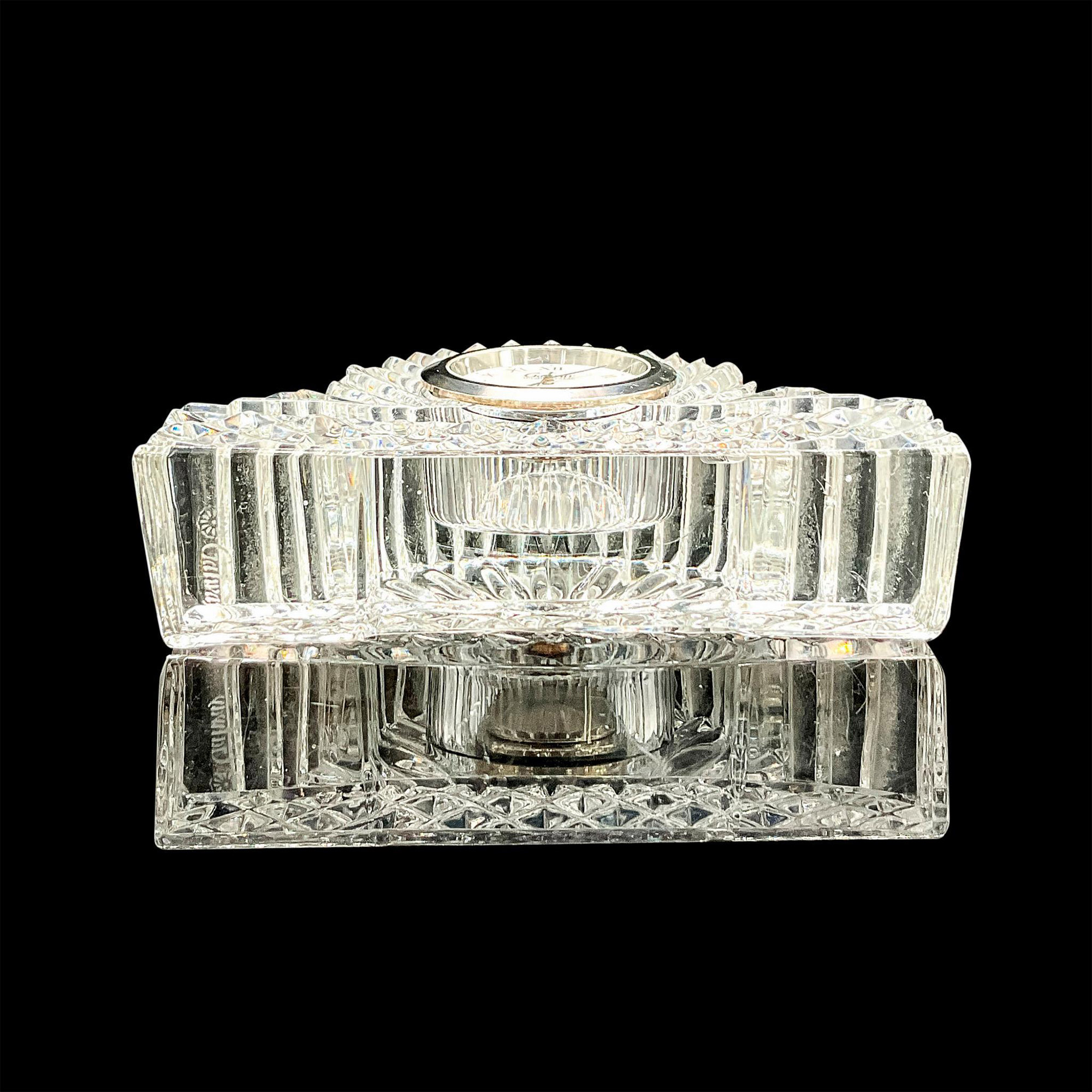 Galway Irish Crystal Small Clock - Image 3 of 3