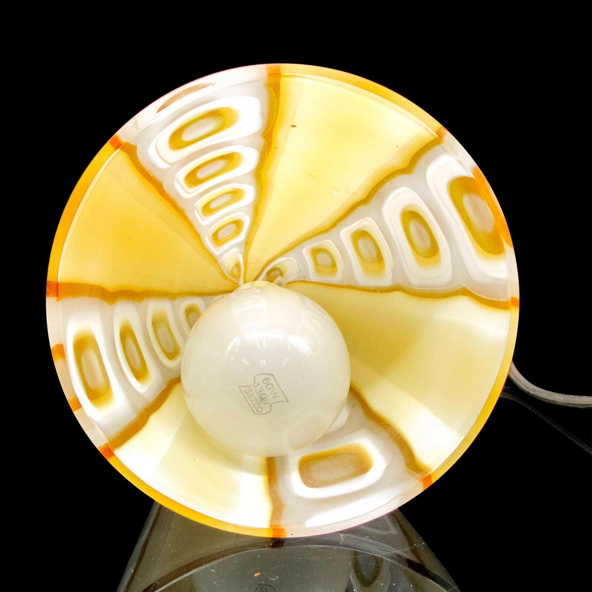 Murano Art Glass Cone Pendant Lamp - Image 3 of 3