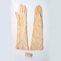 Vintage Christian Dior Kidskin Long Gloves