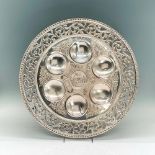 Vintage Silver Plated Passover Plate