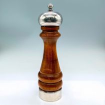 Large Borel Wood & Boardman Sterling Silver Pepper Mill