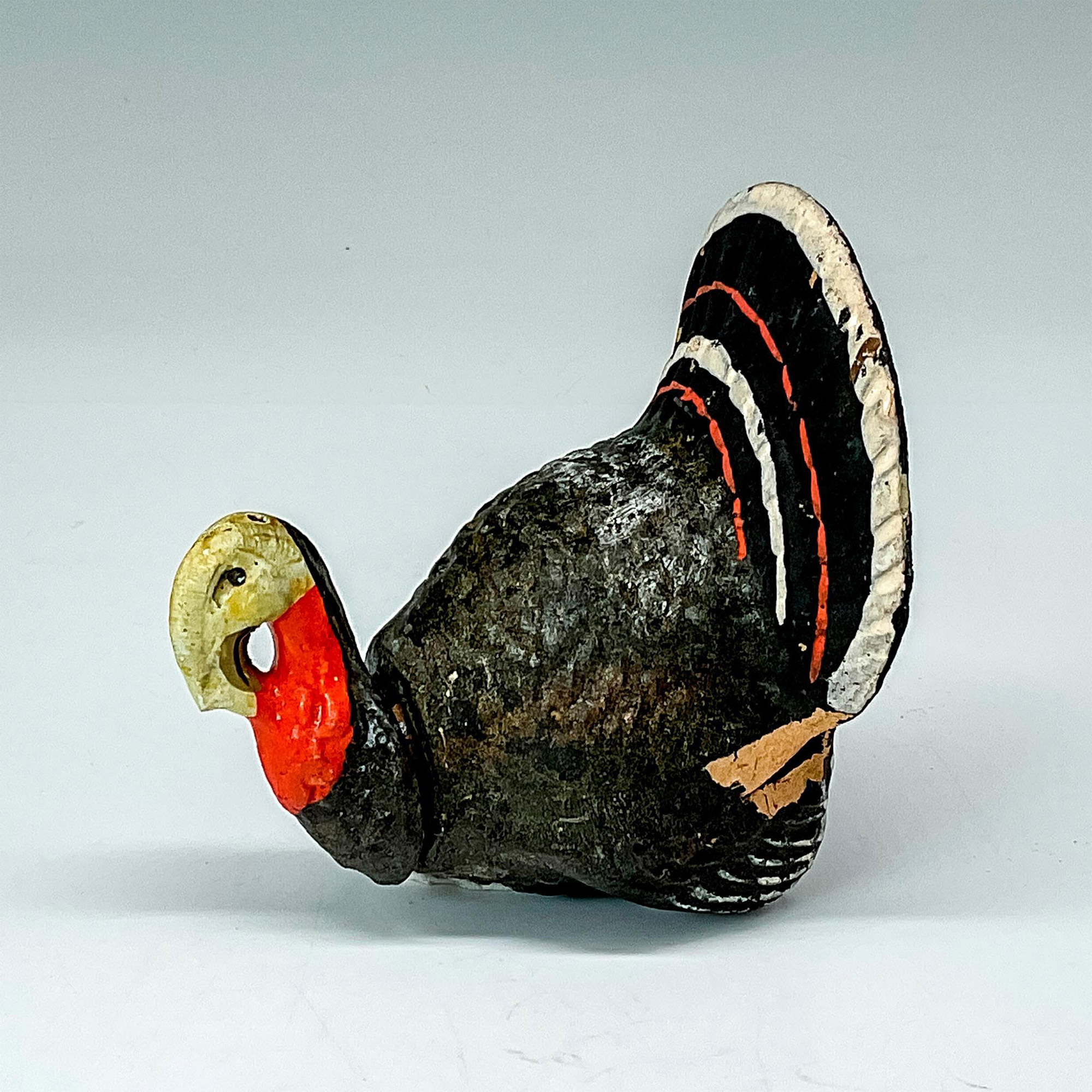 Paper Mache Turkey Candy Container - Image 2 of 3