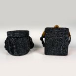 2pc Vintage Art Deco Beaded Evening Bags