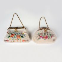 2pc Vintage French Beaded Purses