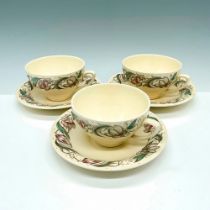 6pc Susie Cooper China Teacups and Saucers