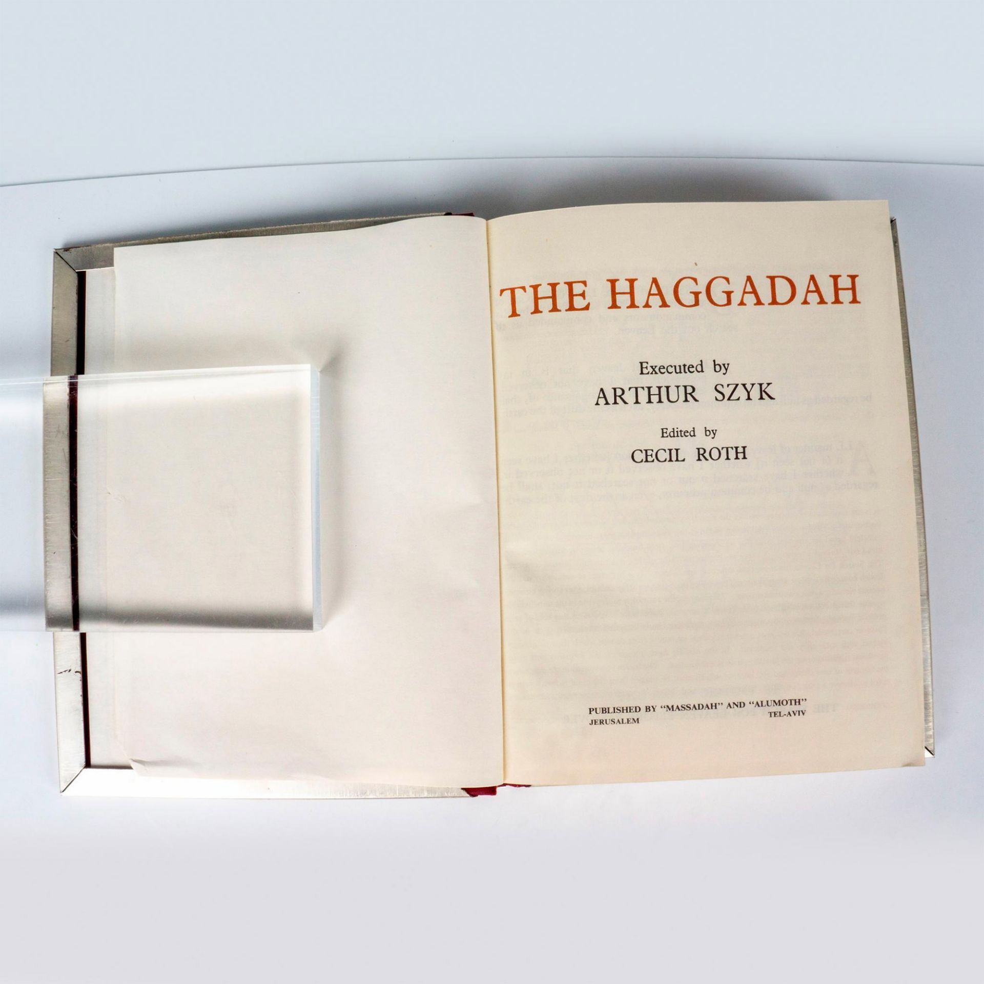 The Haggadah Judaica Book By Arthur Szyk - Bild 3 aus 3