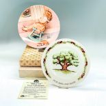 2pc Decorative Plates, The Lullaby and The Great Oak Tree
