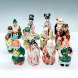 12pc Chinese Porcelain Figurines, Immortals and Beings