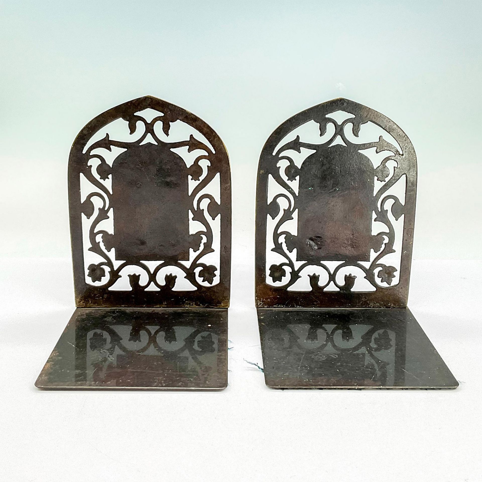 2pc Pal Bell Bronze Bookends, Twelve Tribes of Israel - Bild 2 aus 4