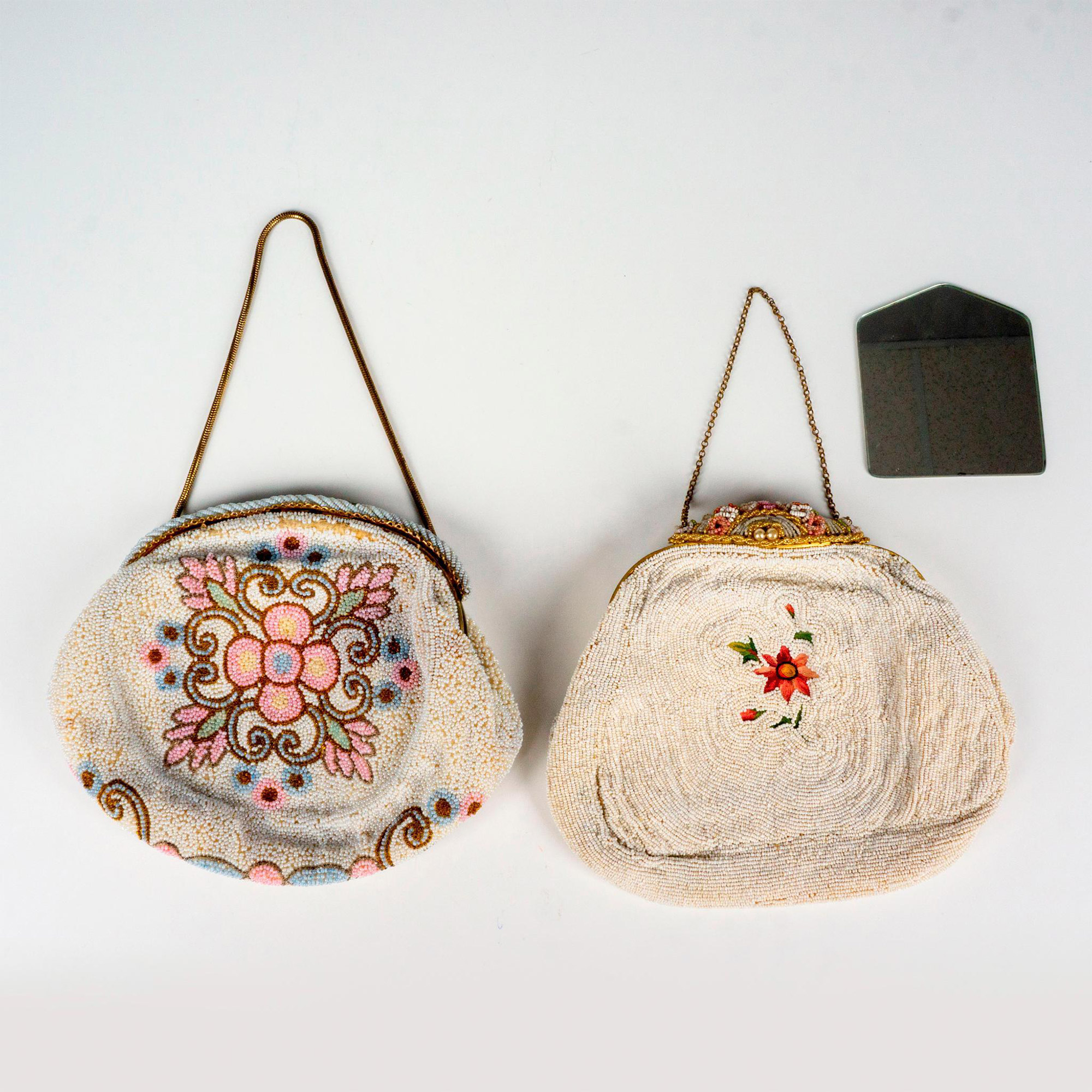 2pc French Beaded Evening Purses - Image 2 of 3