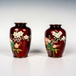 Pair of Japanese Cloisonne Vases