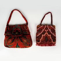 2pc Vintage Beaded Evening Bags