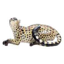 Genet Cat Sculpture by Ardmore Ceramics