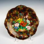 Chinese Cloisonne Decorative Plate