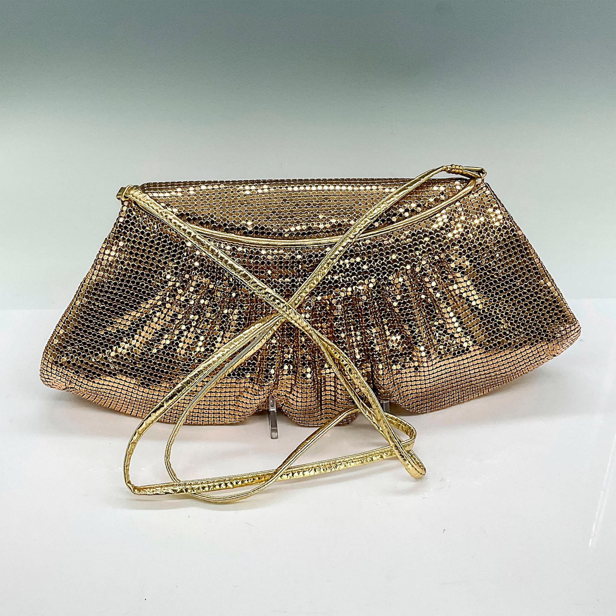3pc Vintage Whiting and Davis Metal Mesh Handbags - Image 9 of 10