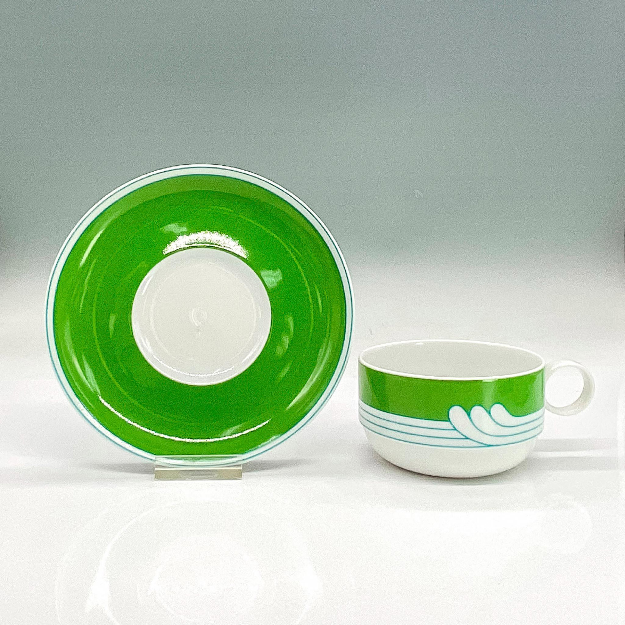 20pc Rosenthal Studio-Linie Tea Set, Duo Exotic Green - Image 5 of 7
