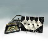 3pc Unique Lucite and Beaded Purses