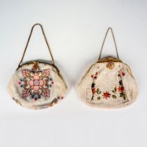 2pc French Beaded Evening Purses