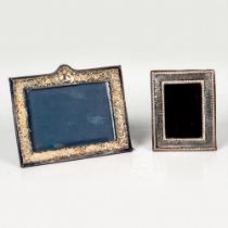 2pc Vintage Sterling Silver Picture Frames