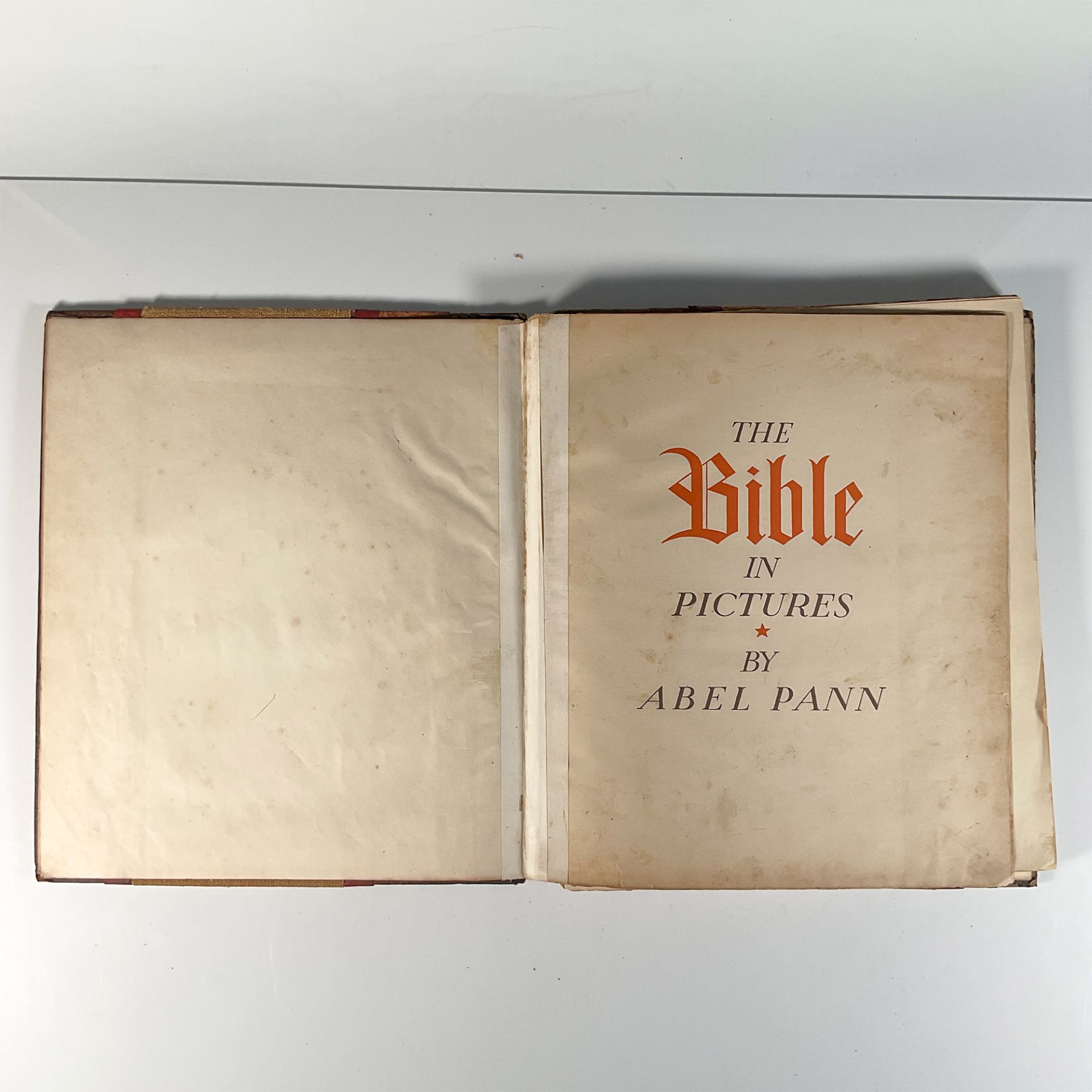 First Edition The Bible in Pictures, Book by Abel Pann - Image 2 of 5