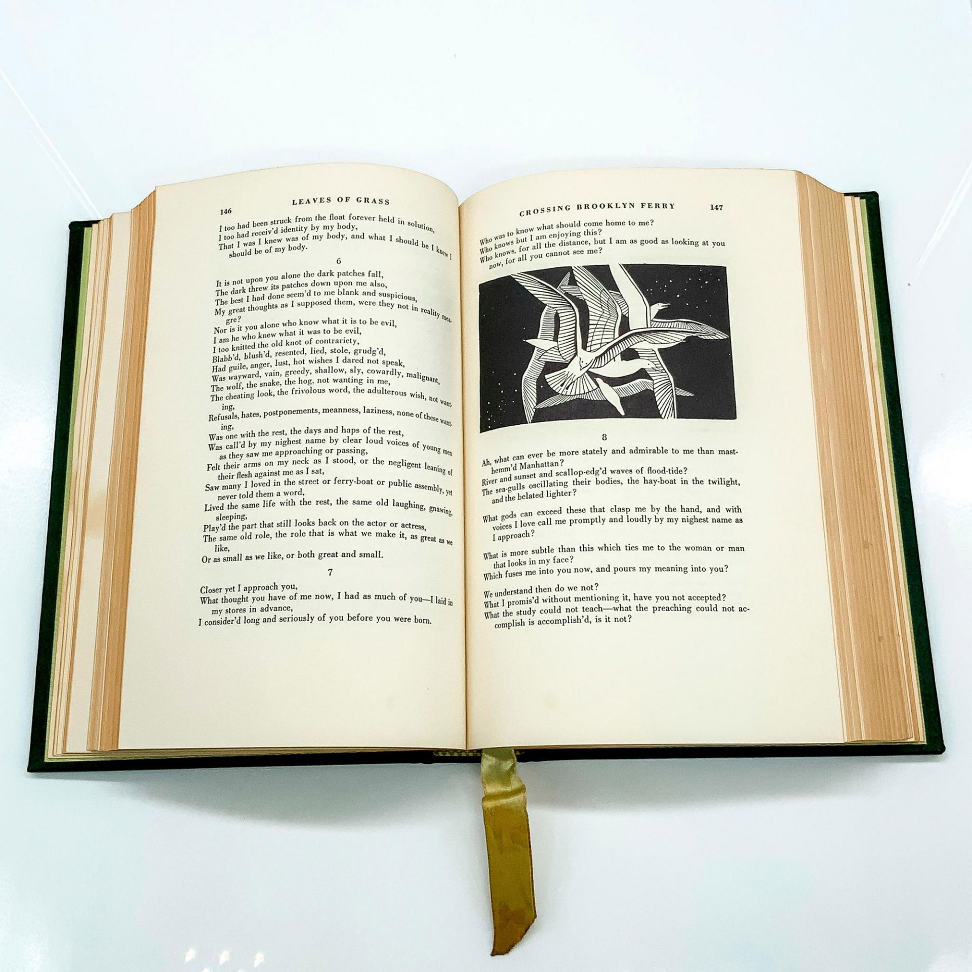 Leaves of Grass by Walt Whitman, Limited Edition Copy - Image 4 of 4