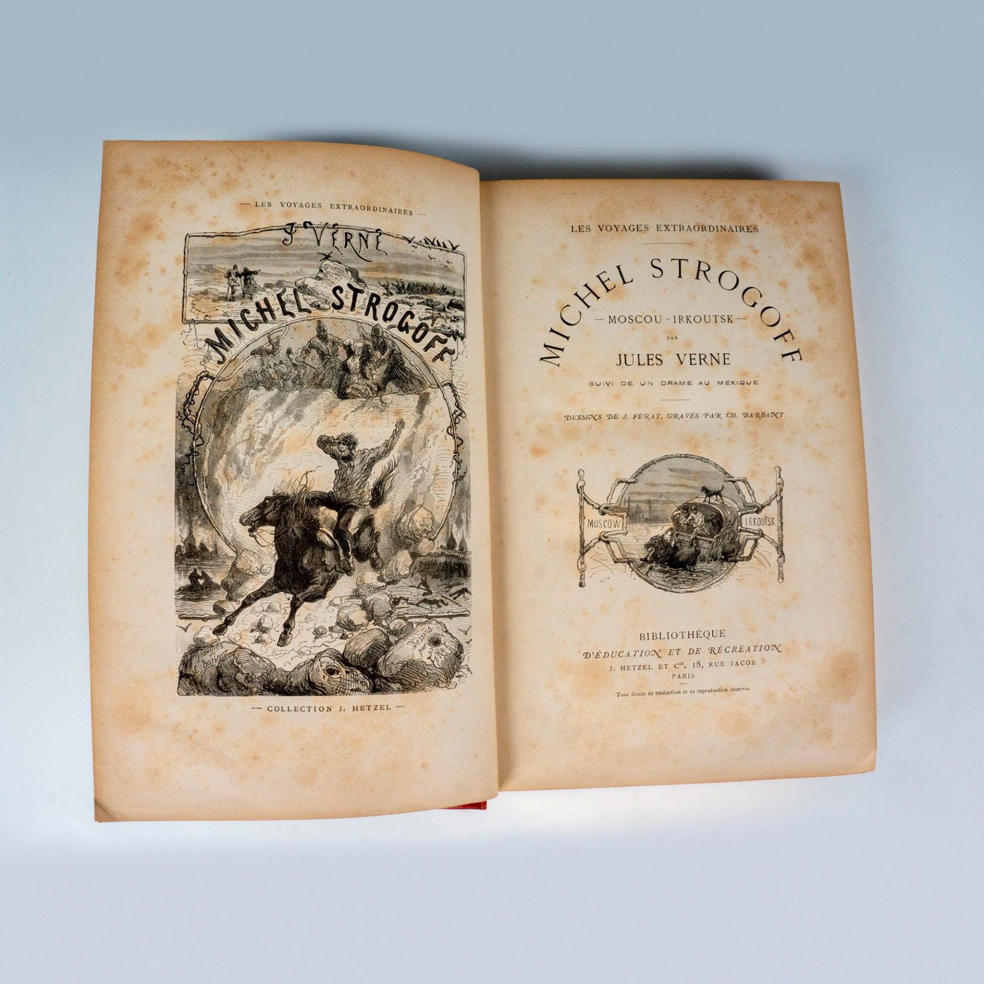 Jules Verne, Michel Strogoff, Collection Au Portrait Colle - Image 3 of 3