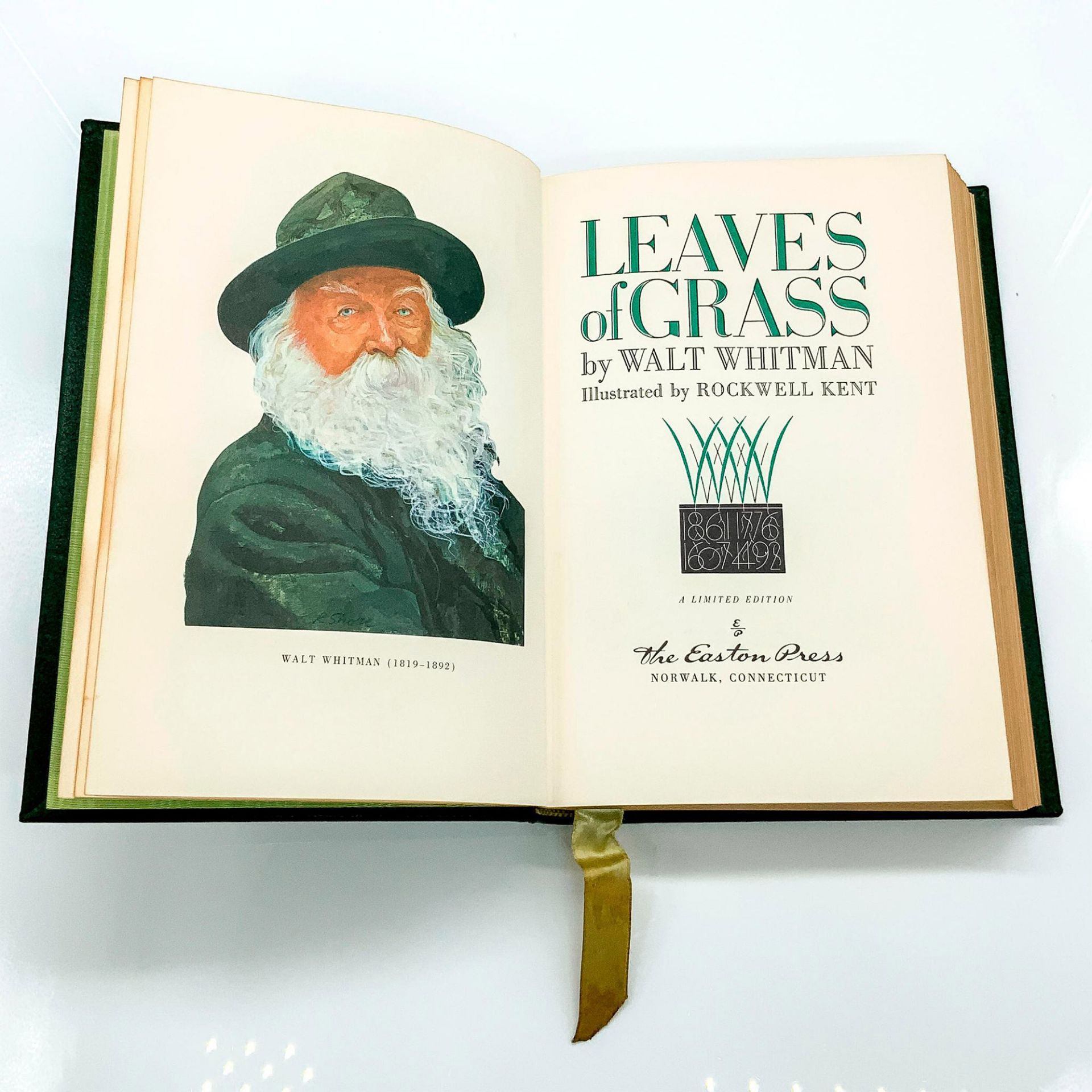 Leaves of Grass by Walt Whitman, Limited Edition Copy - Image 2 of 4