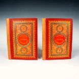 Jules Verne, 2 Vols. Nord Contre Sud, Aux Initiales Dorees