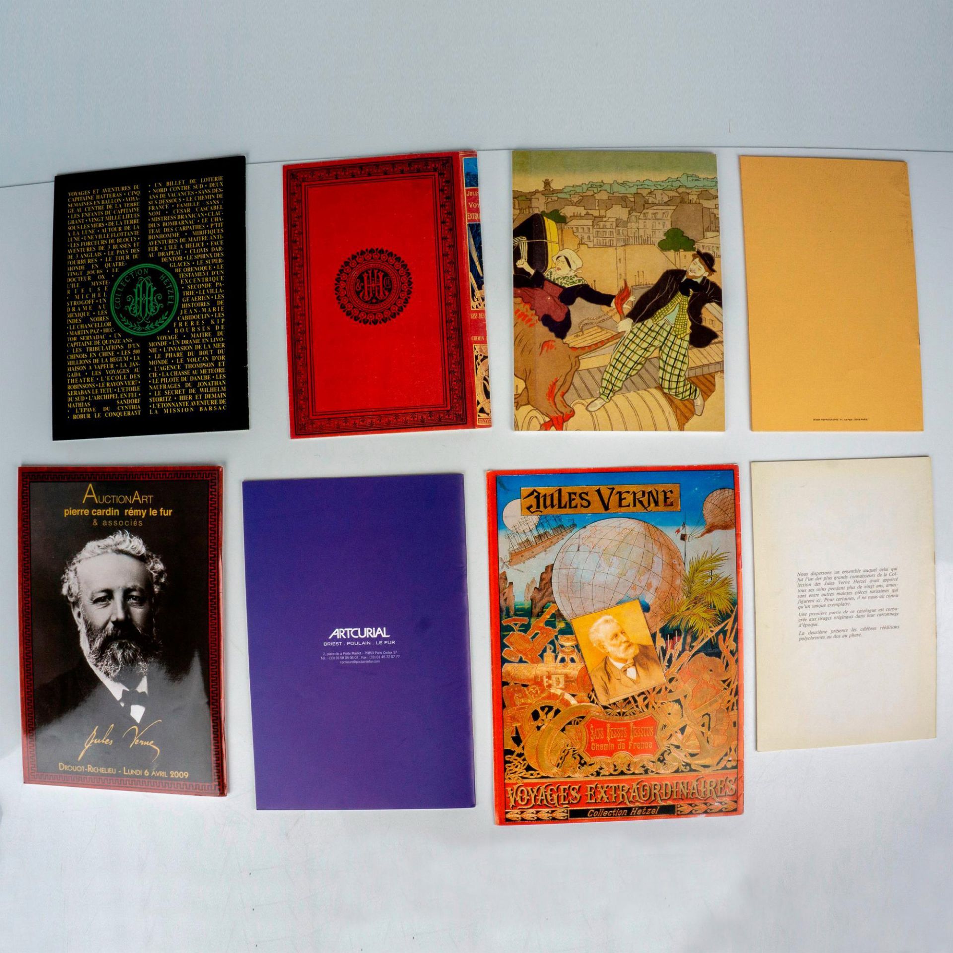 Lot of Eight Jules Verne French Auction Catalogs - Image 2 of 2