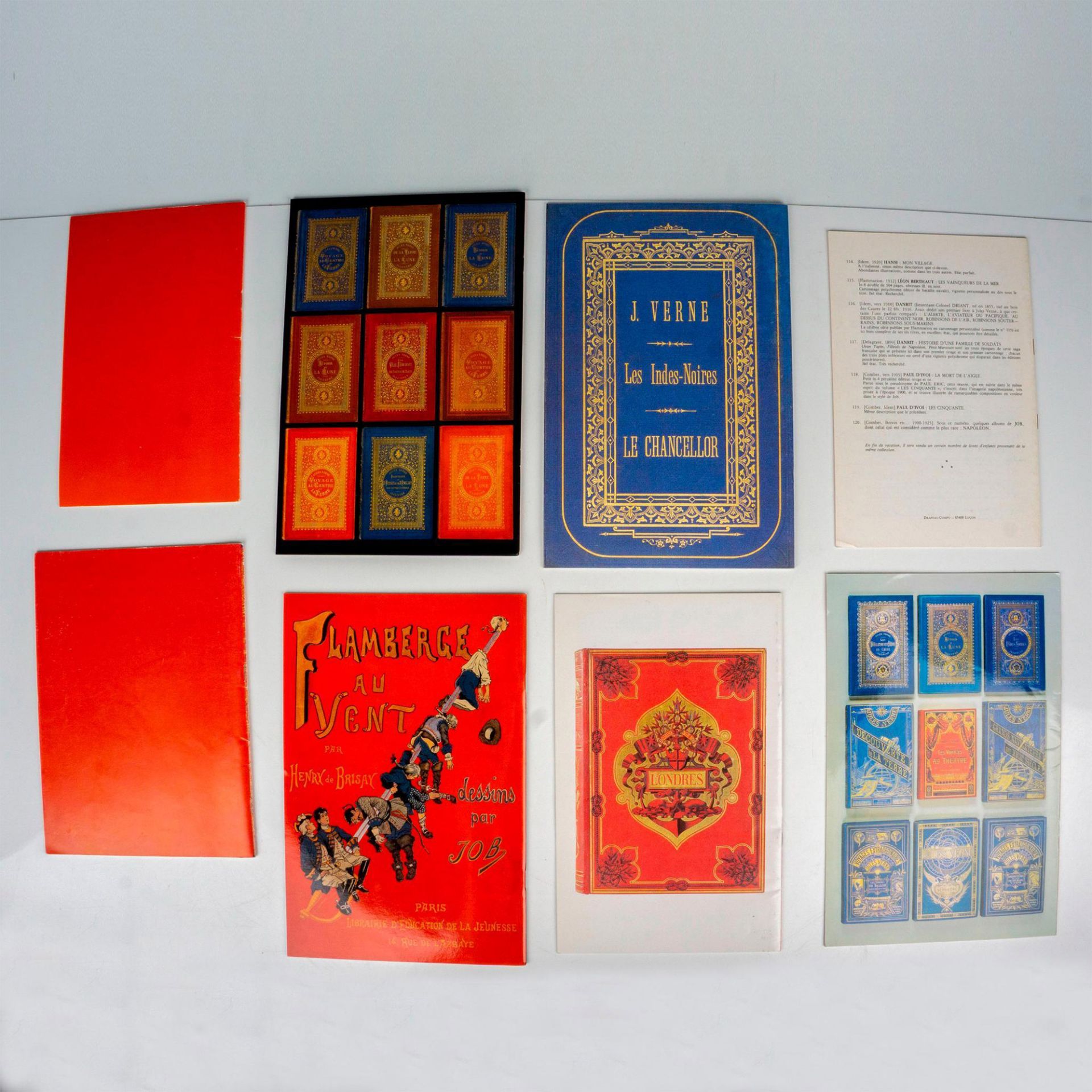Lot of Eight Jules Verne French Auction Catalogs - Image 2 of 2