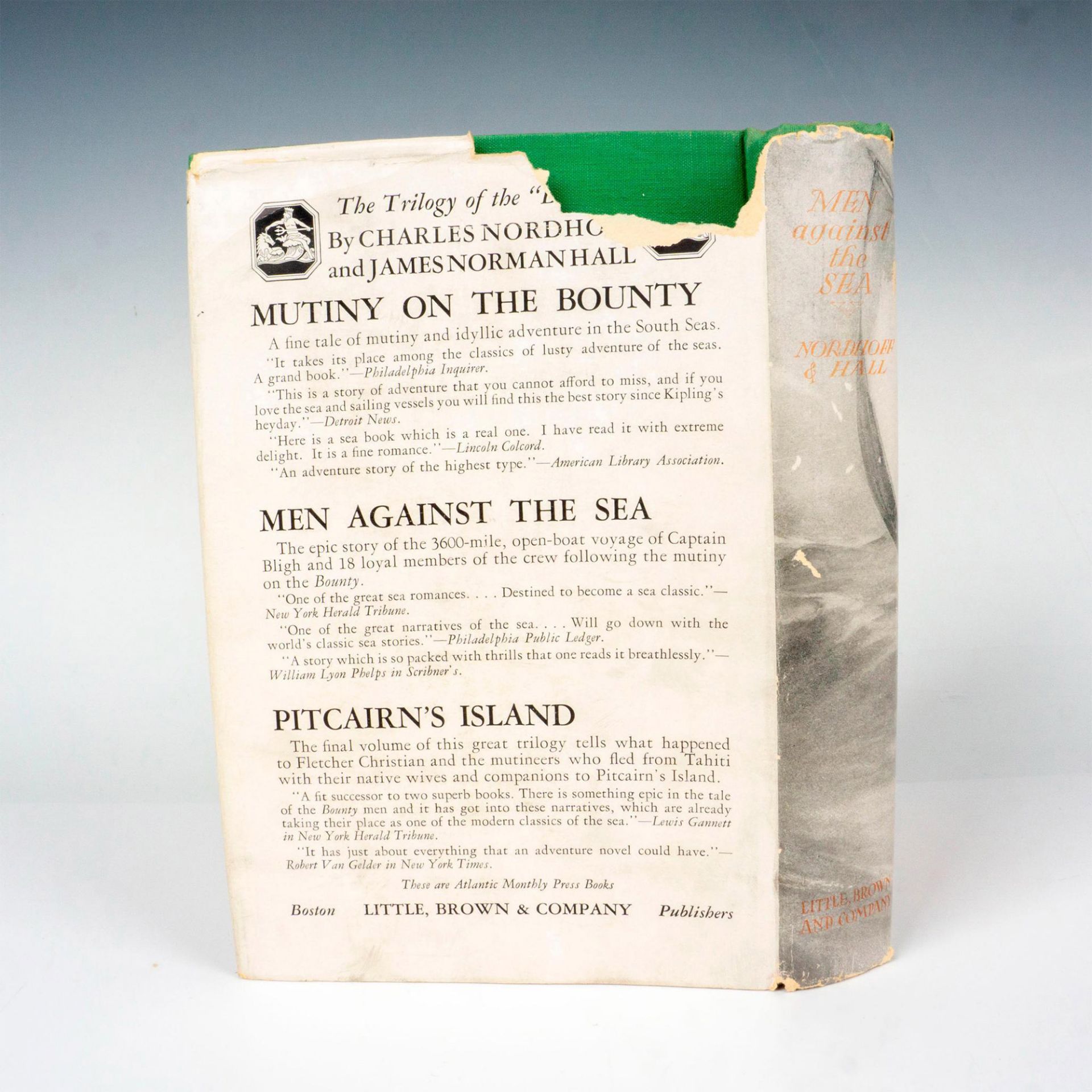 Men Against The Sea, Book by Charles Nordhoff and James Hall - Image 2 of 3