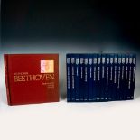 18pc Beethoven Bicentennial Vinyl Collection 17 Vol. & Book
