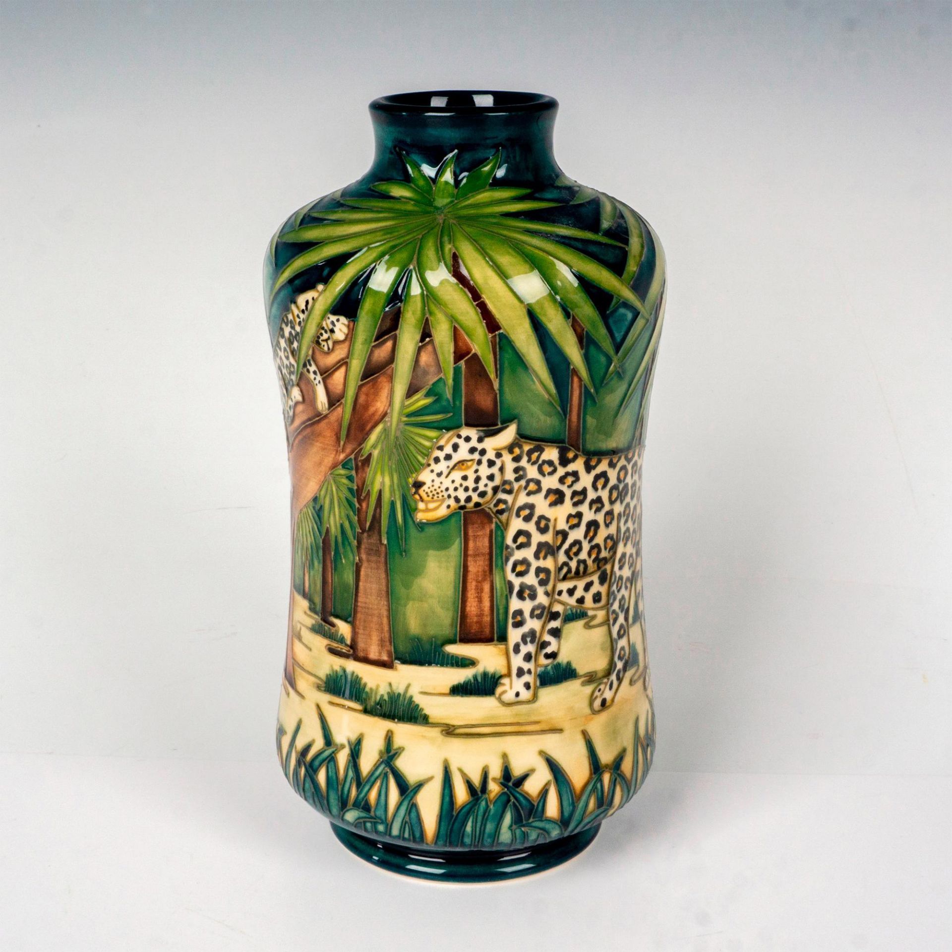 Moorcroft Pottery Jaguar Vase - Image 2 of 3