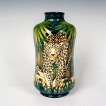 Moorcroft Pottery Jaguar Vase