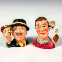 Pair of Royal Doulton Small Collectors Character Jugs
