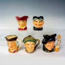 5pc Royal Doulton Small Classic Characters Jugs