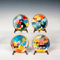 4pc Goebel Rosina Wachtmeister Cat Mini Dishes