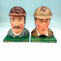 Pair of Royal Doulton Sherlock Holmes & Dr. Watson Bookends